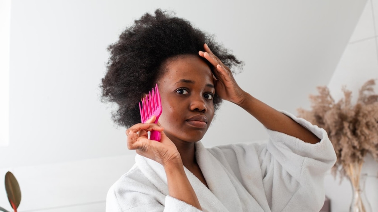 routines cheveu matin pressé