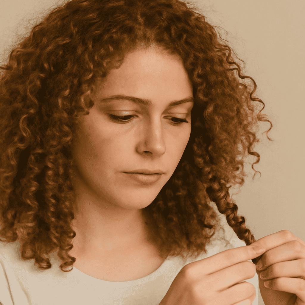 cheveux frisés