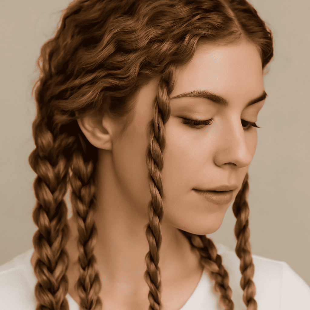 Cheveux ondulés