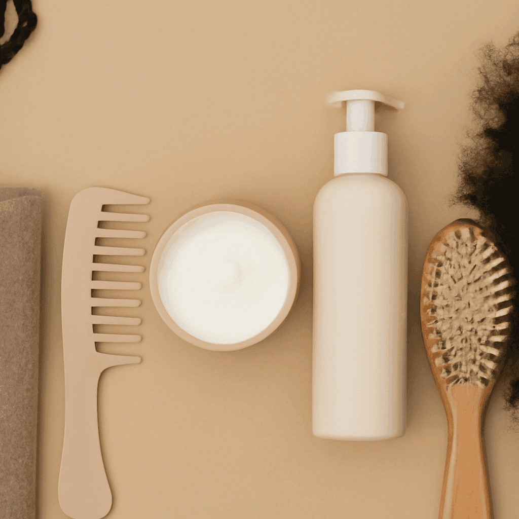 routine capillaire des cheveux texturés