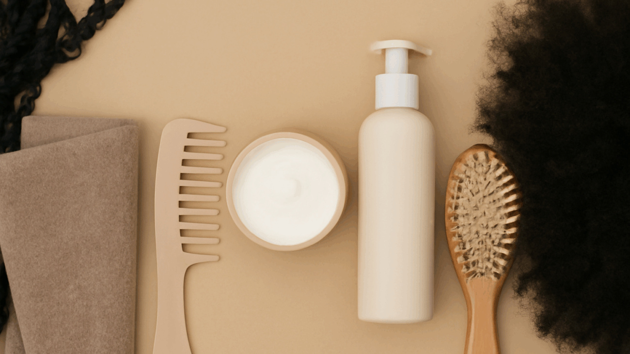 routine capillaire des cheveux texturés