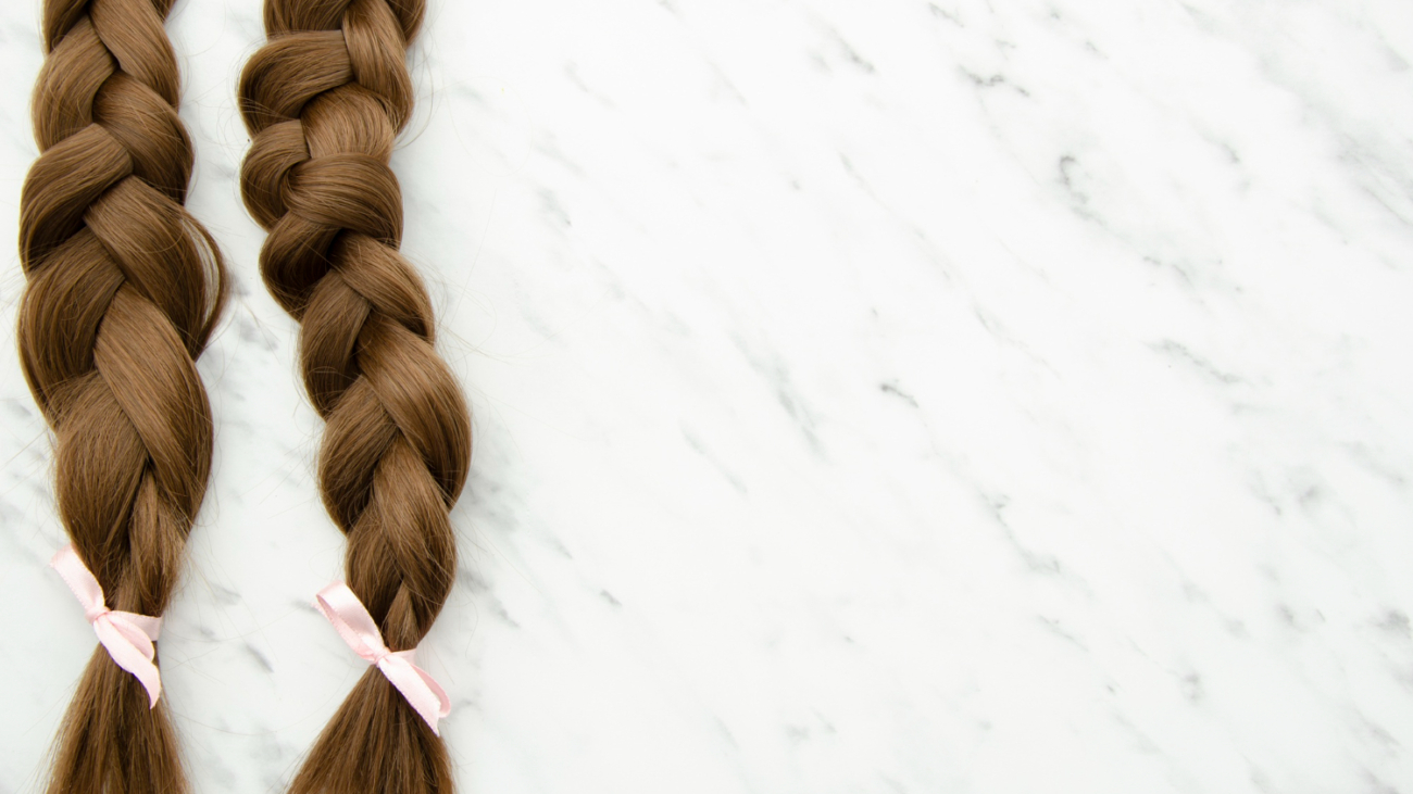 tresse collée à 3 brins