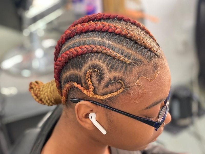 Nattes avec cœur | Nattes collées, Comment tresser les cheveux en cœur